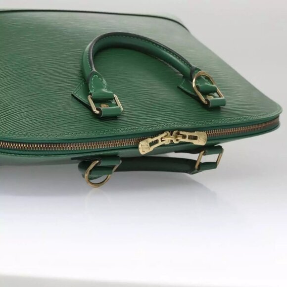 LOUIS VUITTON Epi Alma Hand Bag Borneo Green - Picture 13 of 16